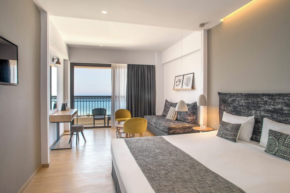 Individually furnished, desk, laptop workspace, blackout drapes