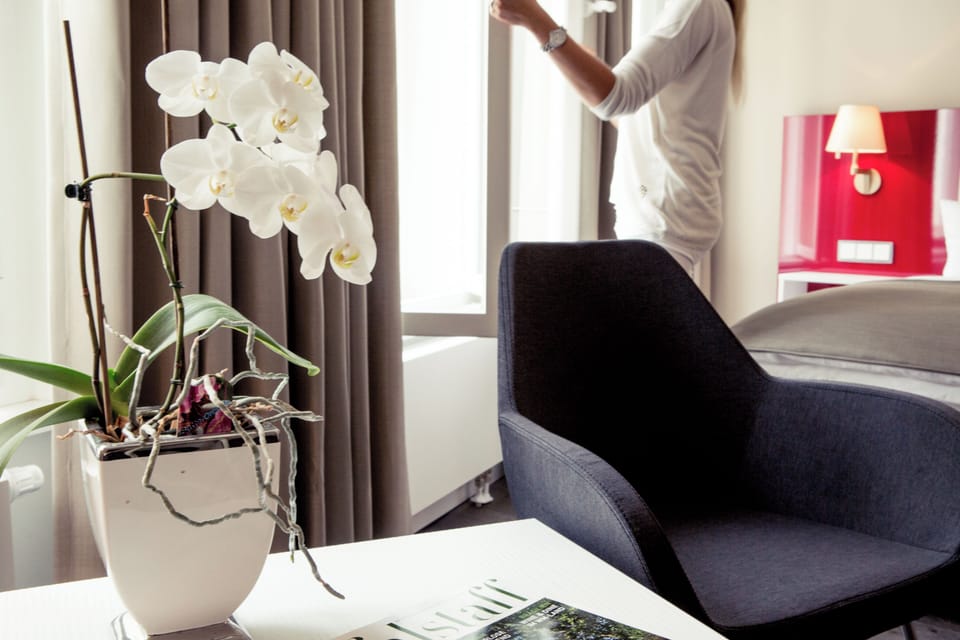 Deluxe Double Room, Non Smoking | Minibar, in-room safe, desk, soundproofing