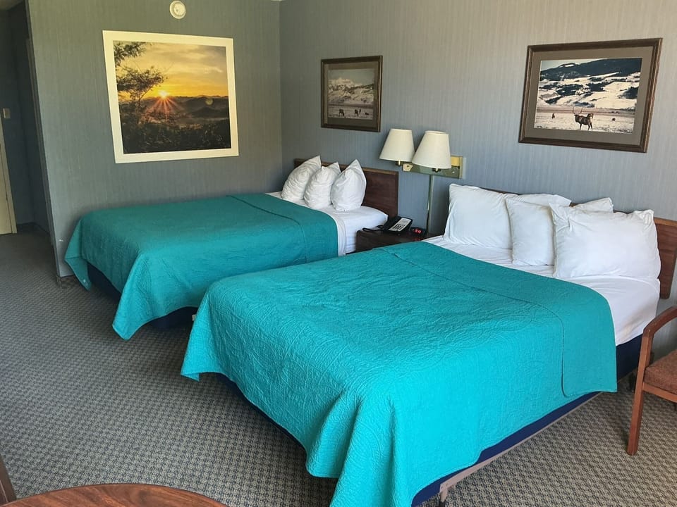 Basic Double Room, 2 Double Beds | Blackout drapes, iron/ironing board, cribs/infant beds, free WiFi