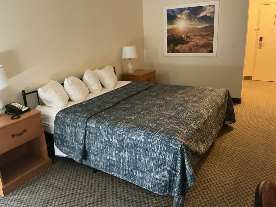 Basic Single Room, 1 King Bed | Blackout drapes, iron/ironing board, cribs/infant beds, free WiFi