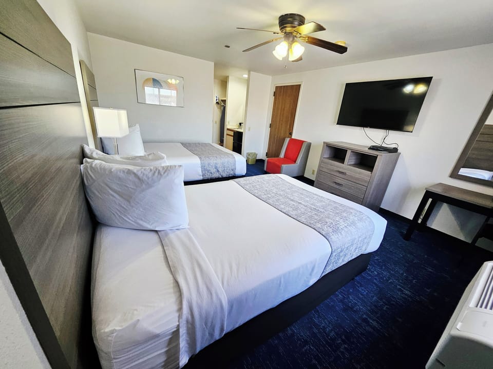 Deluxe Double Room | Desk, blackout drapes, iron/ironing board, free WiFi