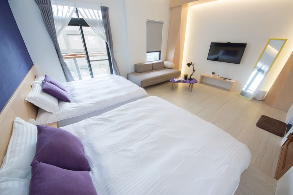 Comfort Quadruple Room, 1 Bedroom, Lanai | 1 bedroom, down comforters, pillowtop beds, minibar