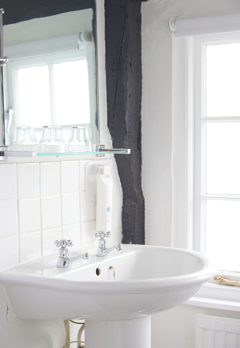 Twin Room | Bathroom | Hair dryer, towels