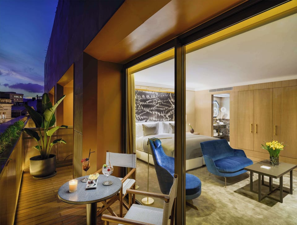 Grand Deluxe Terrace | Premium bedding, minibar, in-room safe, desk