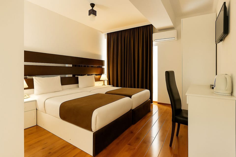 Standard Double or Twin Room | Egyptian cotton sheets, premium bedding, pillowtop beds, minibar