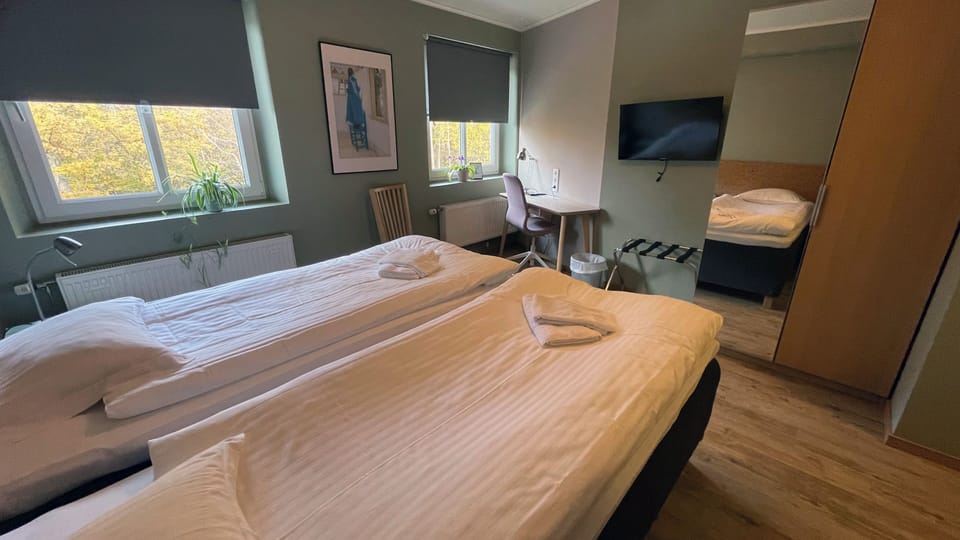Double Room | Desk, blackout drapes, soundproofing, free WiFi
