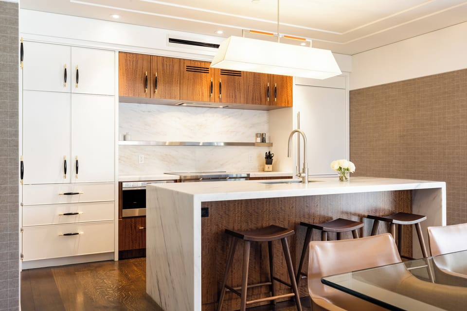 Suite, Multiple Beds (Residential, 2 King and 2 Queen Beds) | Living area | 55-inch flat-screen TV with satellite channels, TV
