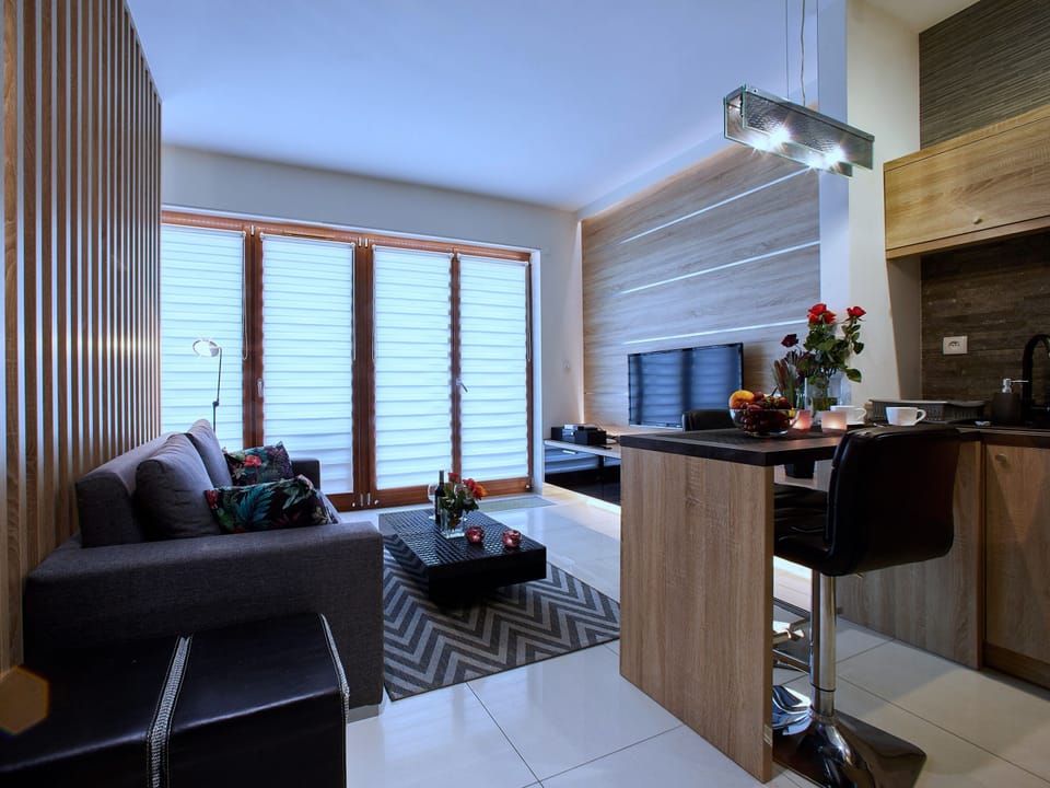 Comfort Studio Suite, 1 Double Bed with Sofa bed, Non Smoking | Living area | Flat-screen TV