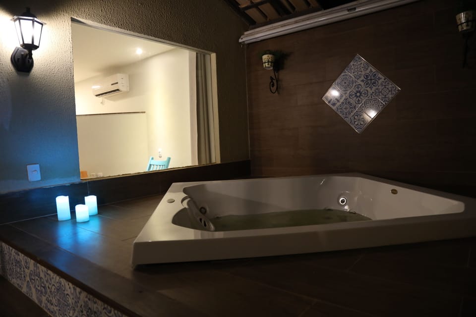 Romantic Penthouse, 1 King Bed, Sea View (Master Spa) | Deep soaking bathtub