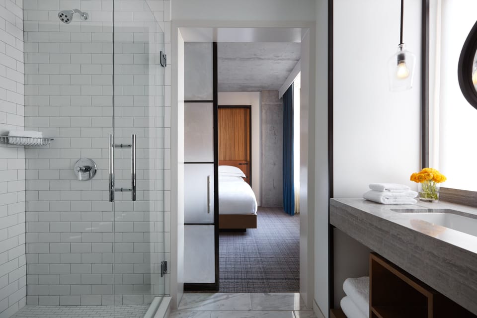 Frette Italian sheets, premium bedding, minibar, in-room safe