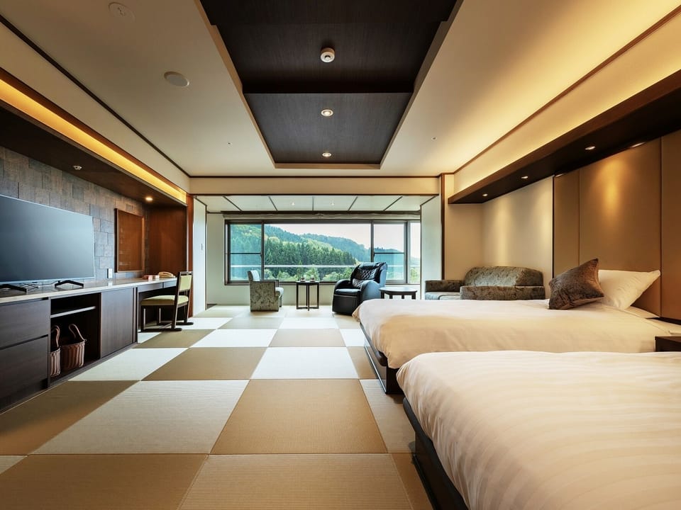 Japanese Style Deluxe Twin Room Non smoking | WiFi (free)