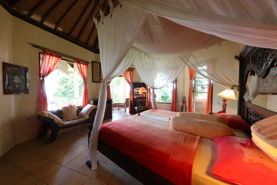 Comfort Double Room, 1 Queen Bed, Ocean View | Living area