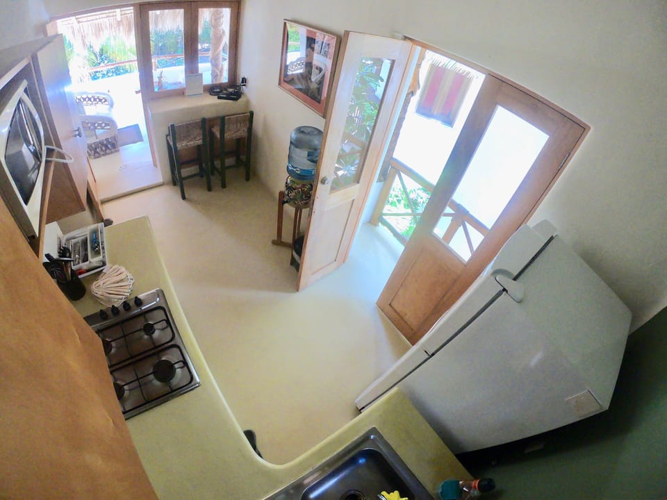 Two Bedroom Villa | Private kitchen | Fridge, microwave, coffee/tea maker, toaster