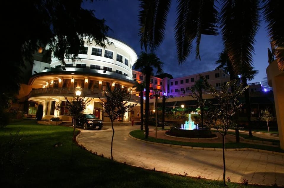 Front of property - evening/night