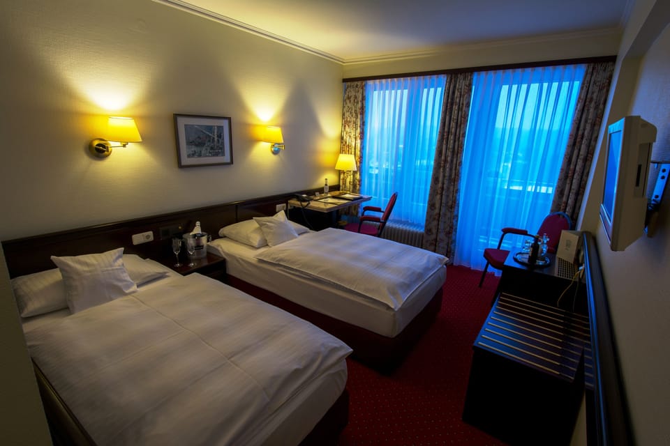 Standard Double or Twin Room | Premium bedding, in-room safe, desk, iron/ironing board