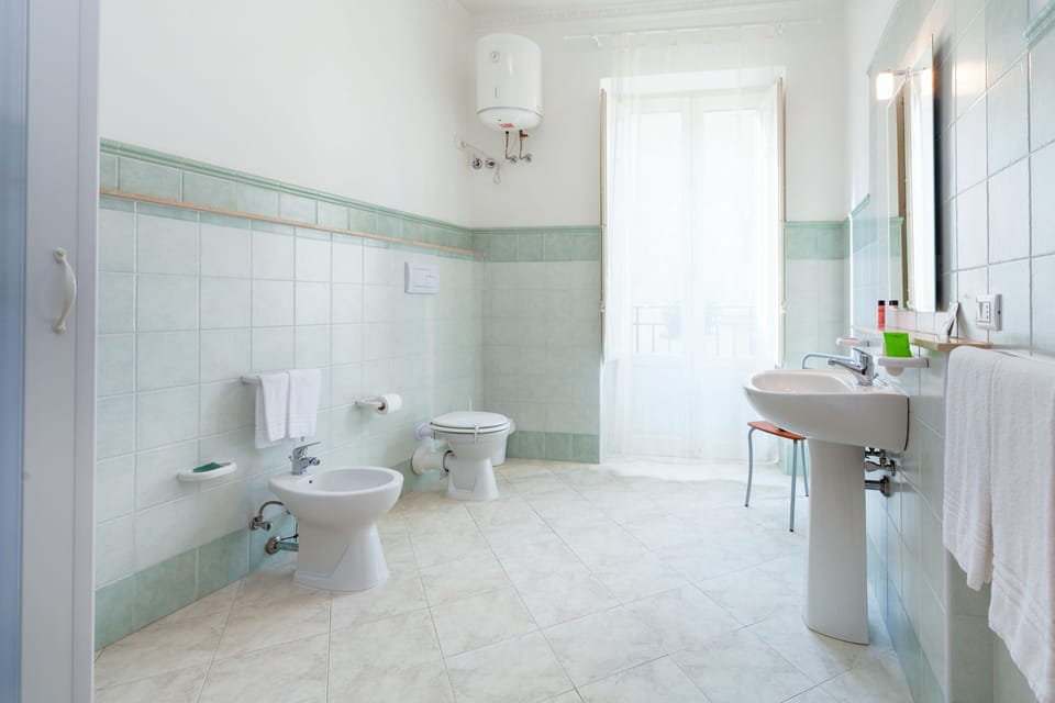Standard Double Room, 1 Queen Bed, Private Bathroom, Tower | Bathroom | Designer toiletries, hair dryer, bidet, towels