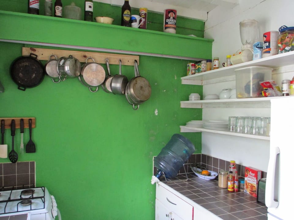 Shared fridge, microwave