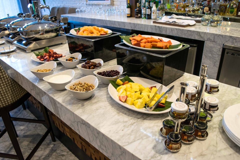Free daily buffet breakfast