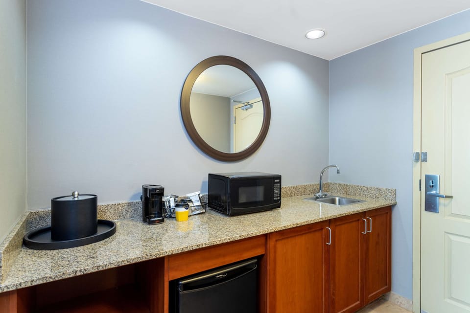 2 Queens Studio Suite with Sofabed | Premium bedding, in-room safe, desk, laptop workspace
