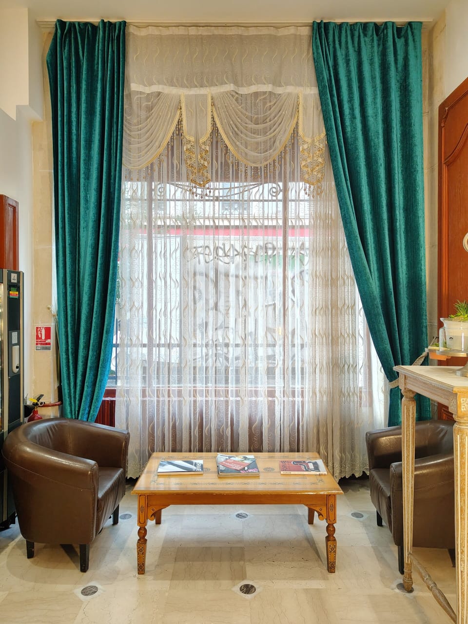 Lobby sitting area