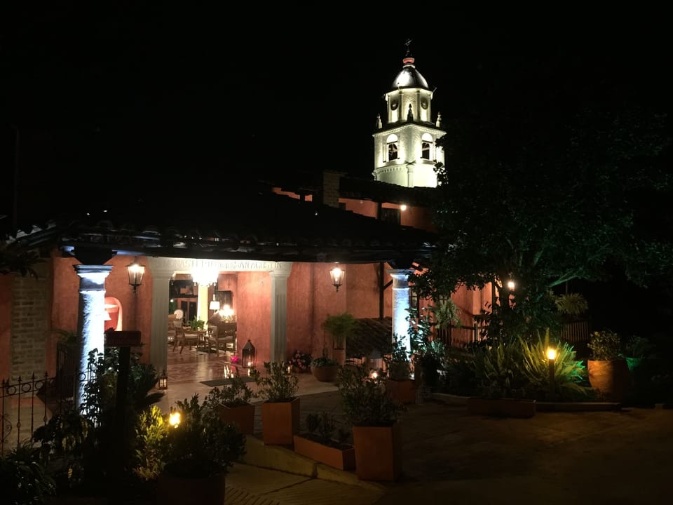 Front of property - evening/night