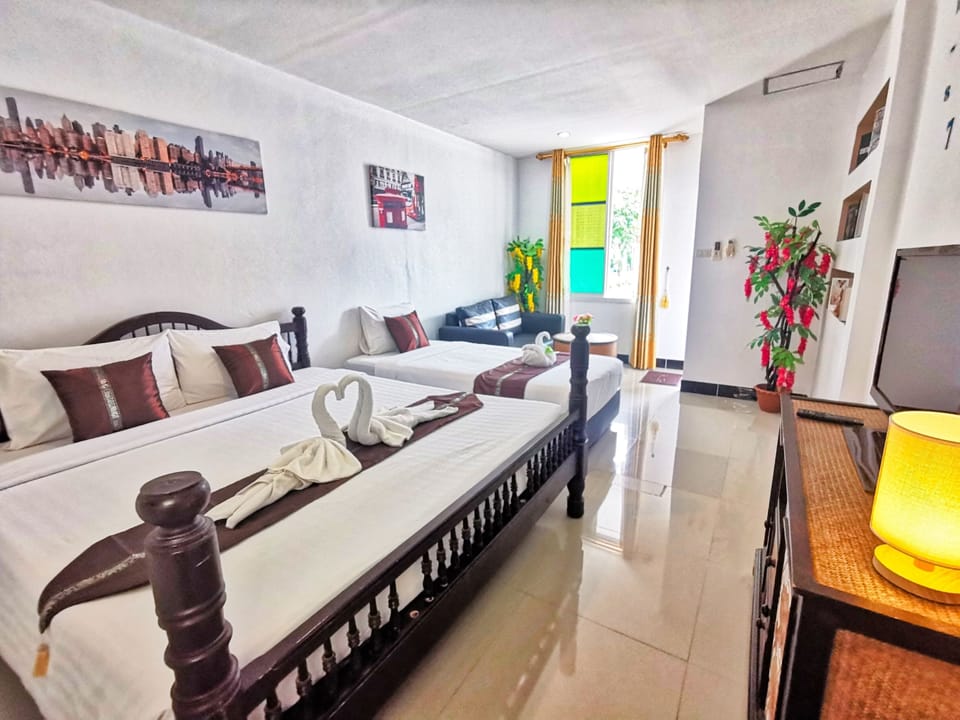 Superior Suite, Multiple Beds, Terrace | Living area | LED TV