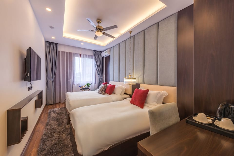 Minibar, in-room safe, desk, blackout drapes