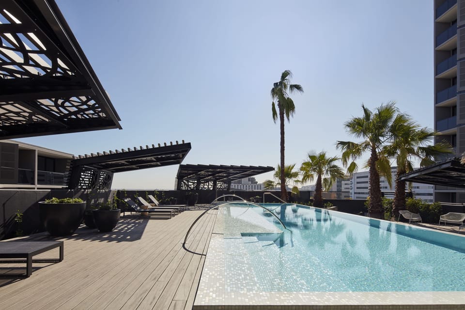 Rooftop pool