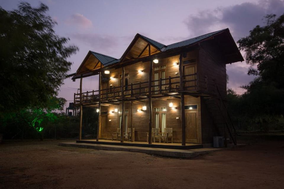 Front of property - evening/night