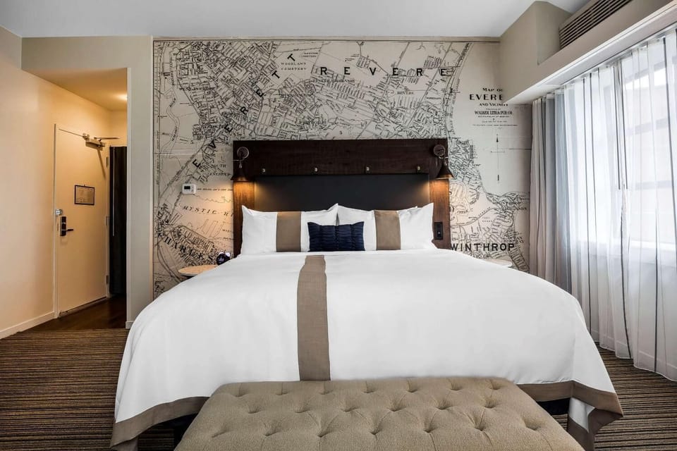 Premium bedding, pillowtop beds, desk, iron/ironing board