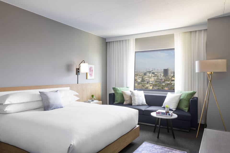 Frette Italian sheets, premium bedding, pillowtop beds, minibar
