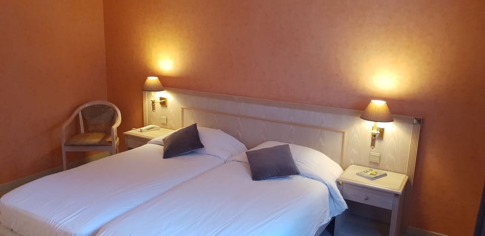 Individually decorated, desk, laptop workspace, blackout drapes