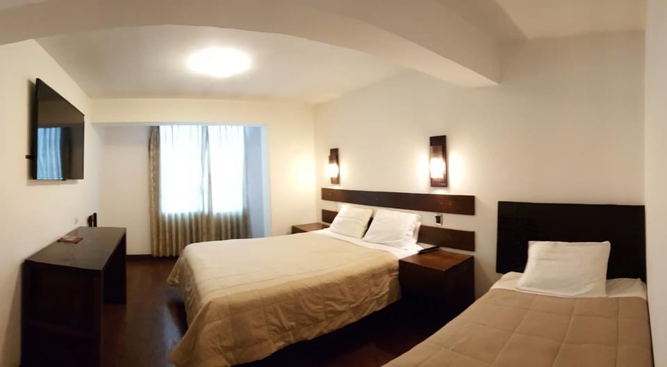 Desk, laptop workspace, iron/ironing board, free WiFi