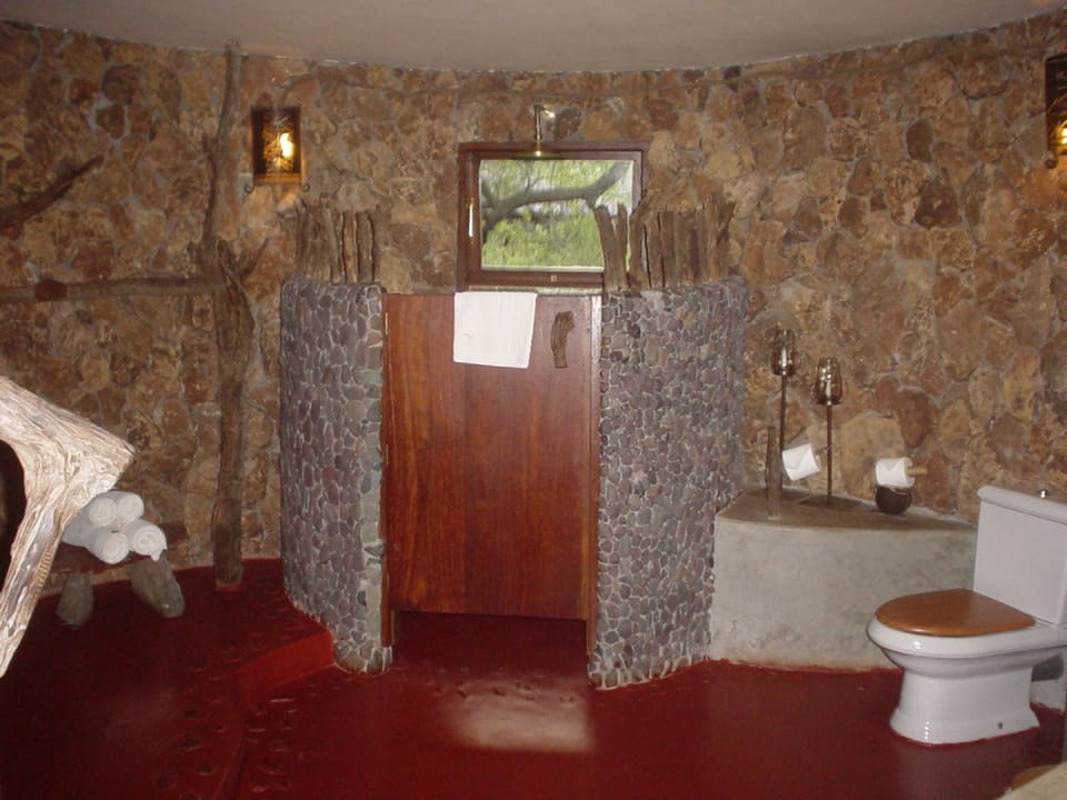 Tent, Garden View (Tented Chalet) | Bathroom shower