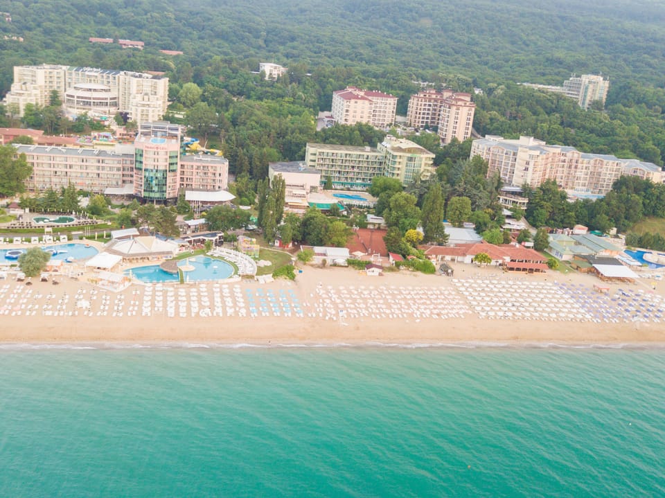 On the beach