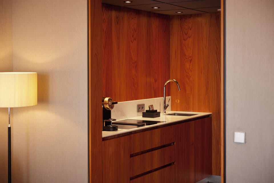 The Okura Apartment | Private kitchen | Espresso maker, coffee/tea maker