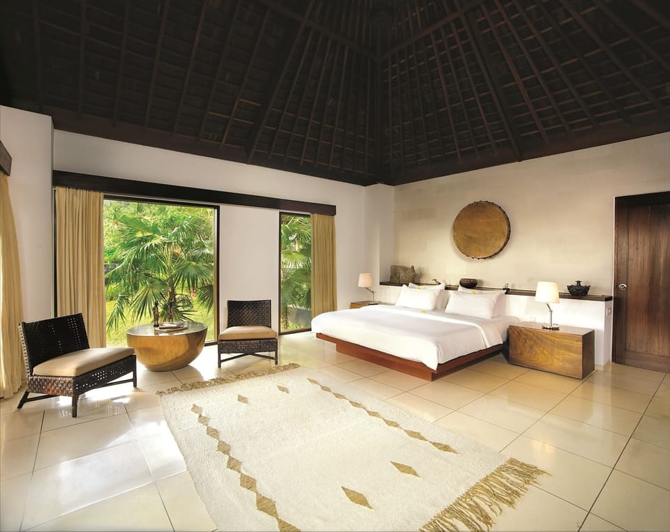 Luxury Villa, 3 Bedrooms, Ocean View, Mountainside (Qusia) | Minibar, in-room safe, blackout drapes, iron/ironing board (on request)