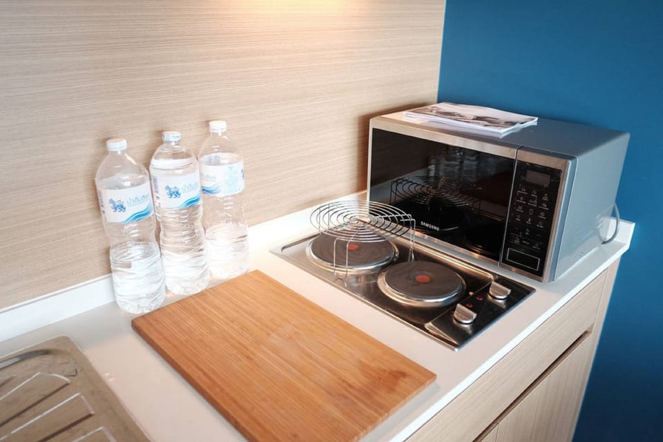 2 Bedroom with Seaview | Private kitchen | Full-size fridge, microwave, stovetop, coffee/tea maker