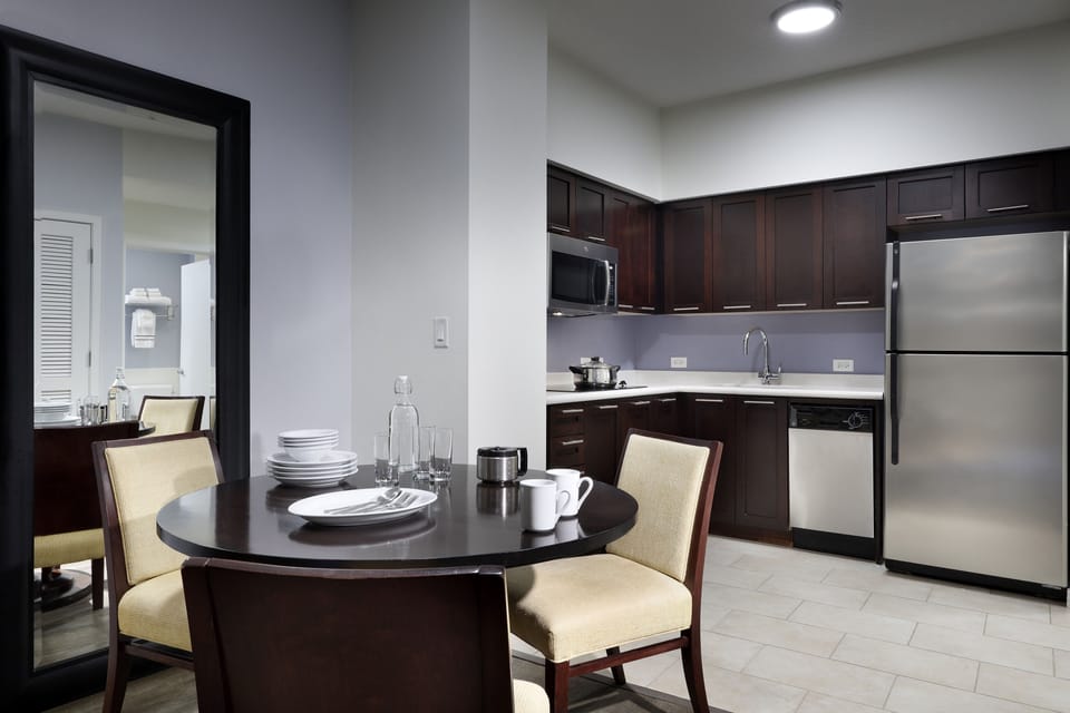 One Bedroom Suite 2 Queen Beds | In-room safe, desk, laptop workspace, blackout drapes