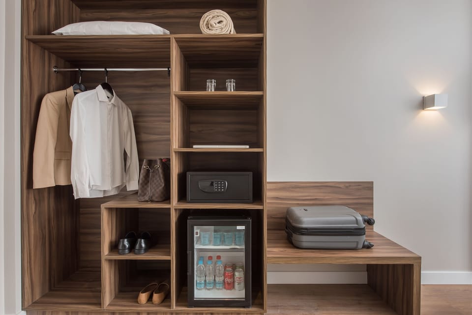 Minibar, in-room safe, desk, blackout drapes