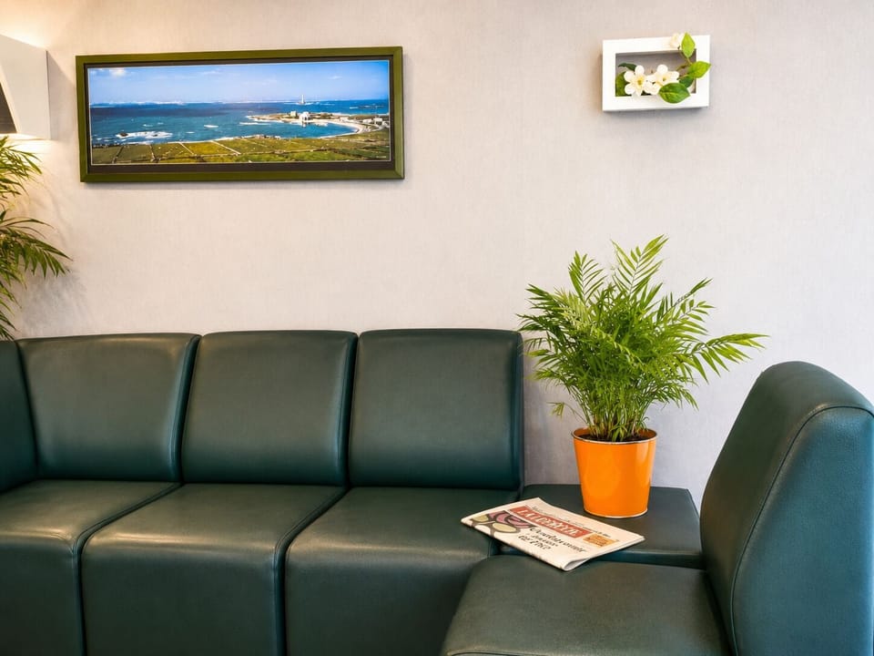 Lobby sitting area