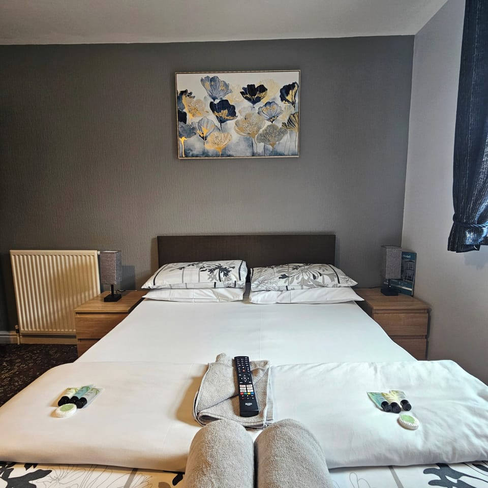 Double Room | Bathroom | Shower, hair dryer, towels