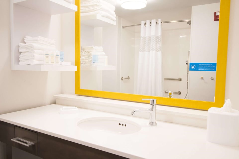 Free toiletries, hair dryer, towels