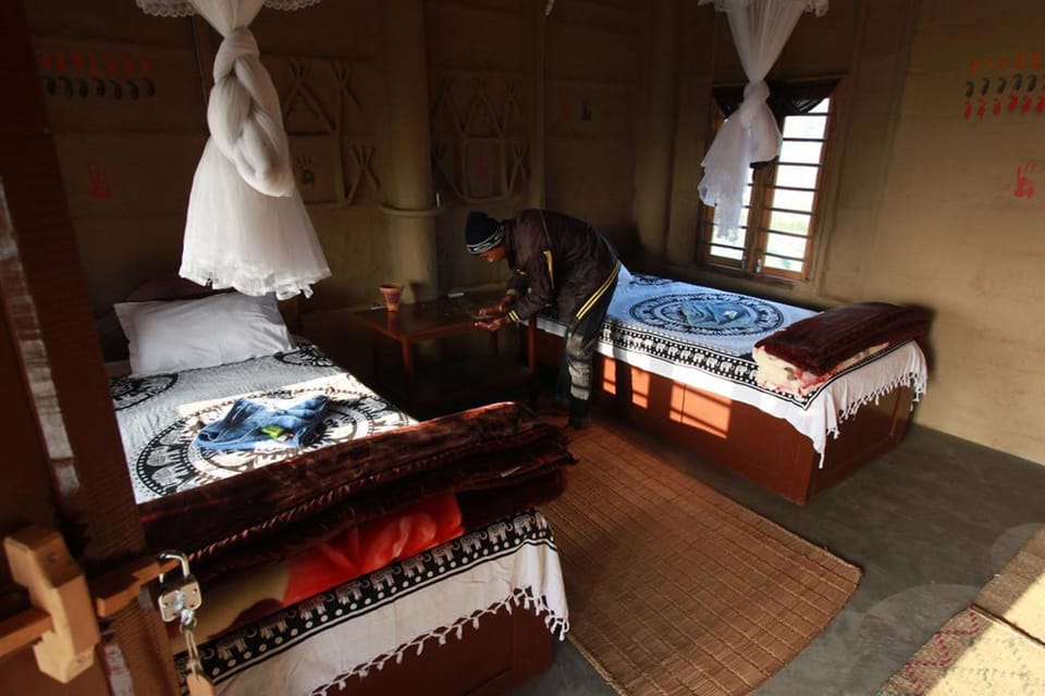 Basic Double or Twin Room | Bathroom | Shower, free toiletries, slippers, towels