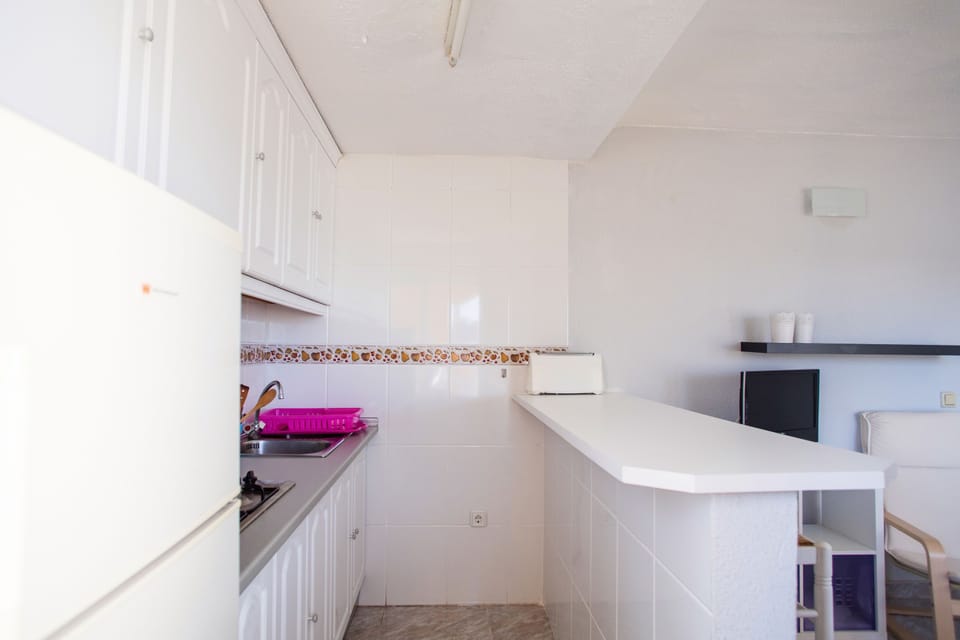 Fridge, electric kettle