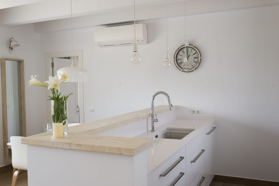 Apartment, 2 Bedrooms | Private kitchen | Fridge, shared microwave