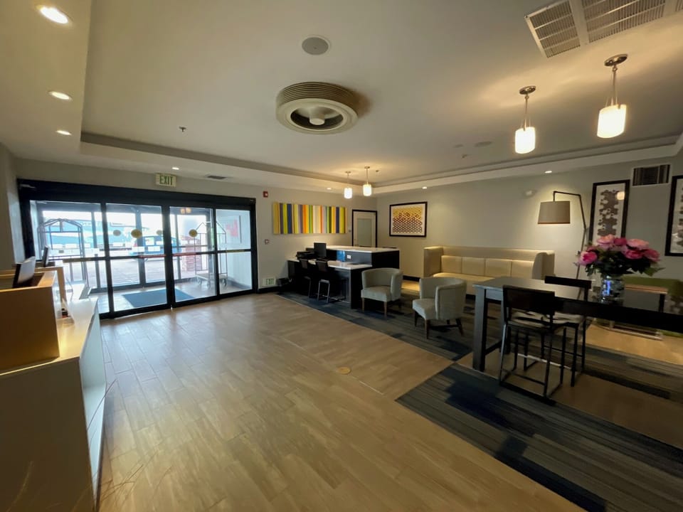 Lobby sitting area