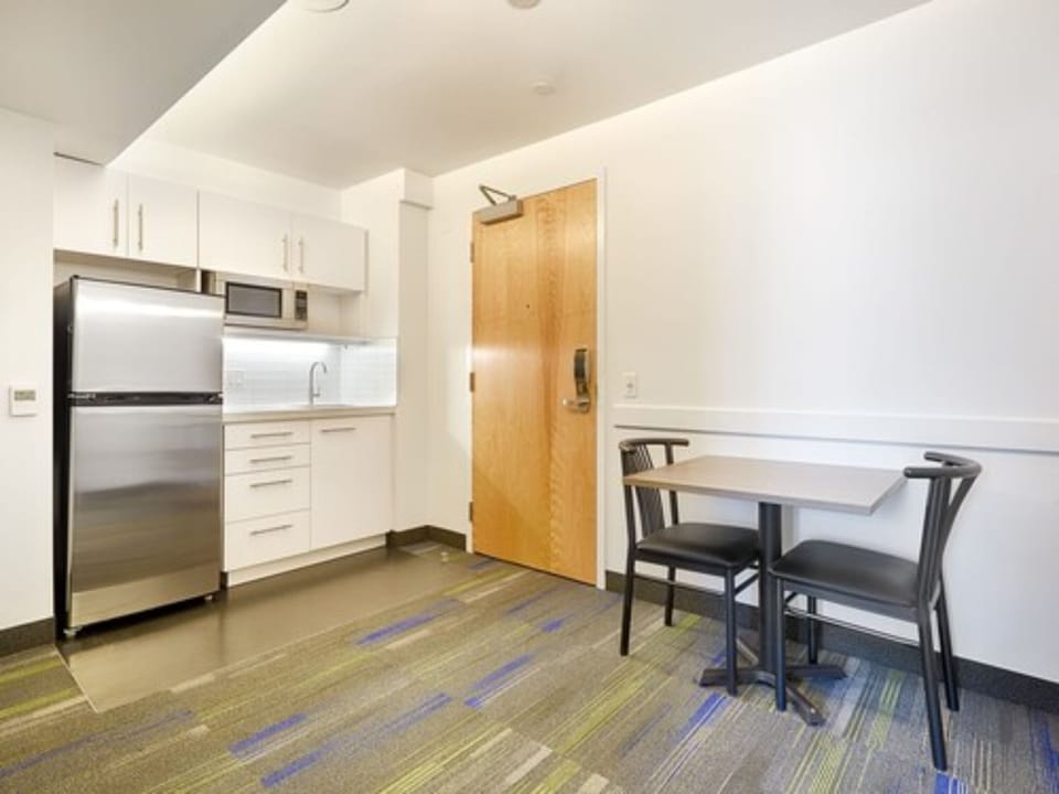 Suite, 2 Bedrooms, Non Smoking | Private kitchen | Full-size fridge, microwave