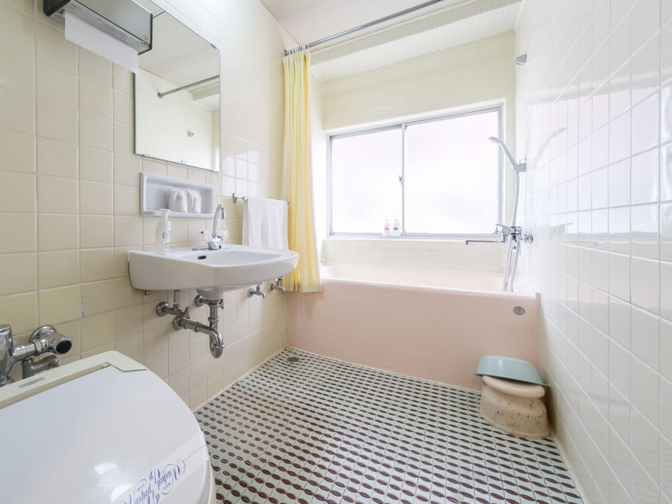 Free toiletries, hair dryer, slippers, bidet