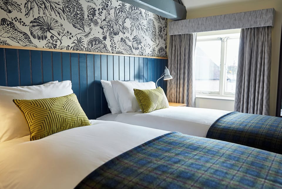 Twin Room | Pillowtop beds, desk, iron/ironing board, free WiFi